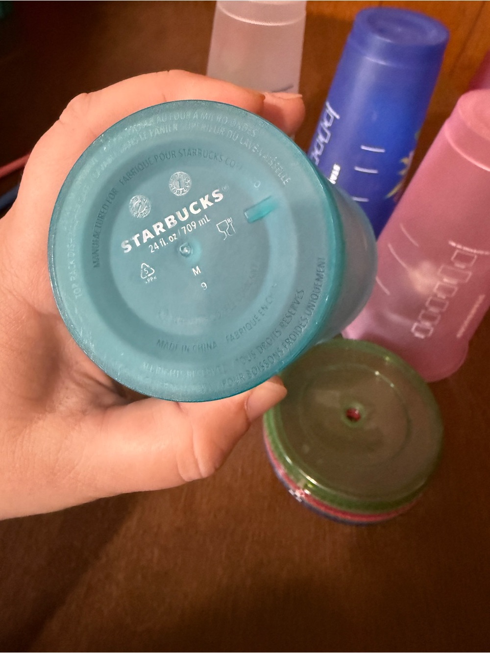 2020 Starbucks Hawaii Collection 24oz Set Of 5 Reusable Cold Cups With Straws - Picture 8 of 10